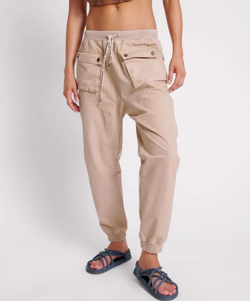 Bottoms|ONE TEASPOON Stone Canvas Cadet Pants