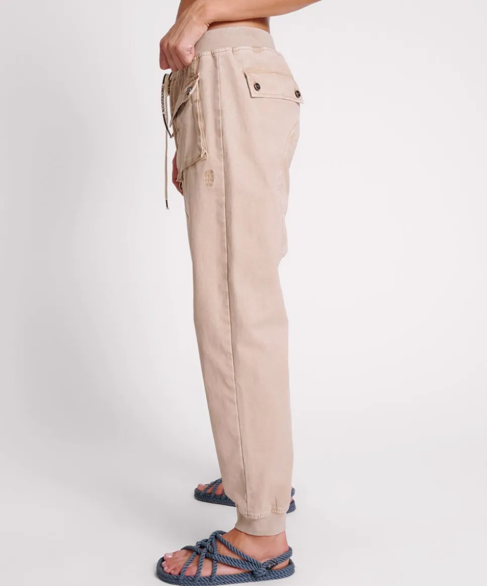 Bottoms|ONE TEASPOON Stone Canvas Cadet Pants