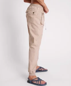 Bottoms|ONE TEASPOON Stone Canvas Cadet Pants