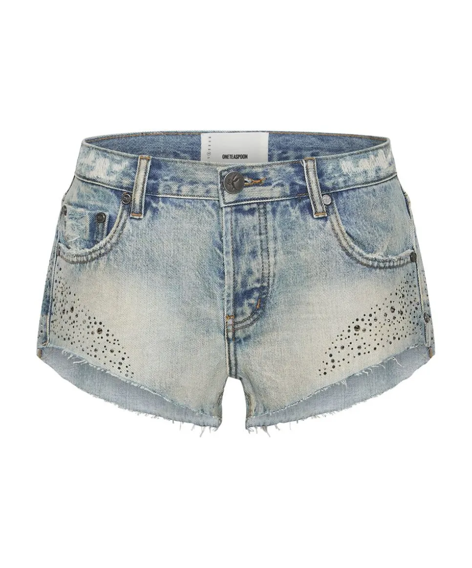Denim Shorts|ONE TEASPOON Stoned Cowboy Bonitas Low Waist Denim Shorts
