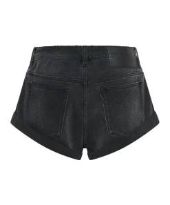 Denim Shorts|ONE TEASPOON Storm Grey Bandits Low Waist Denim Shorts