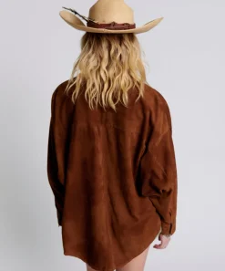 Tops|ONE TEASPOON Suede Daria Shacket