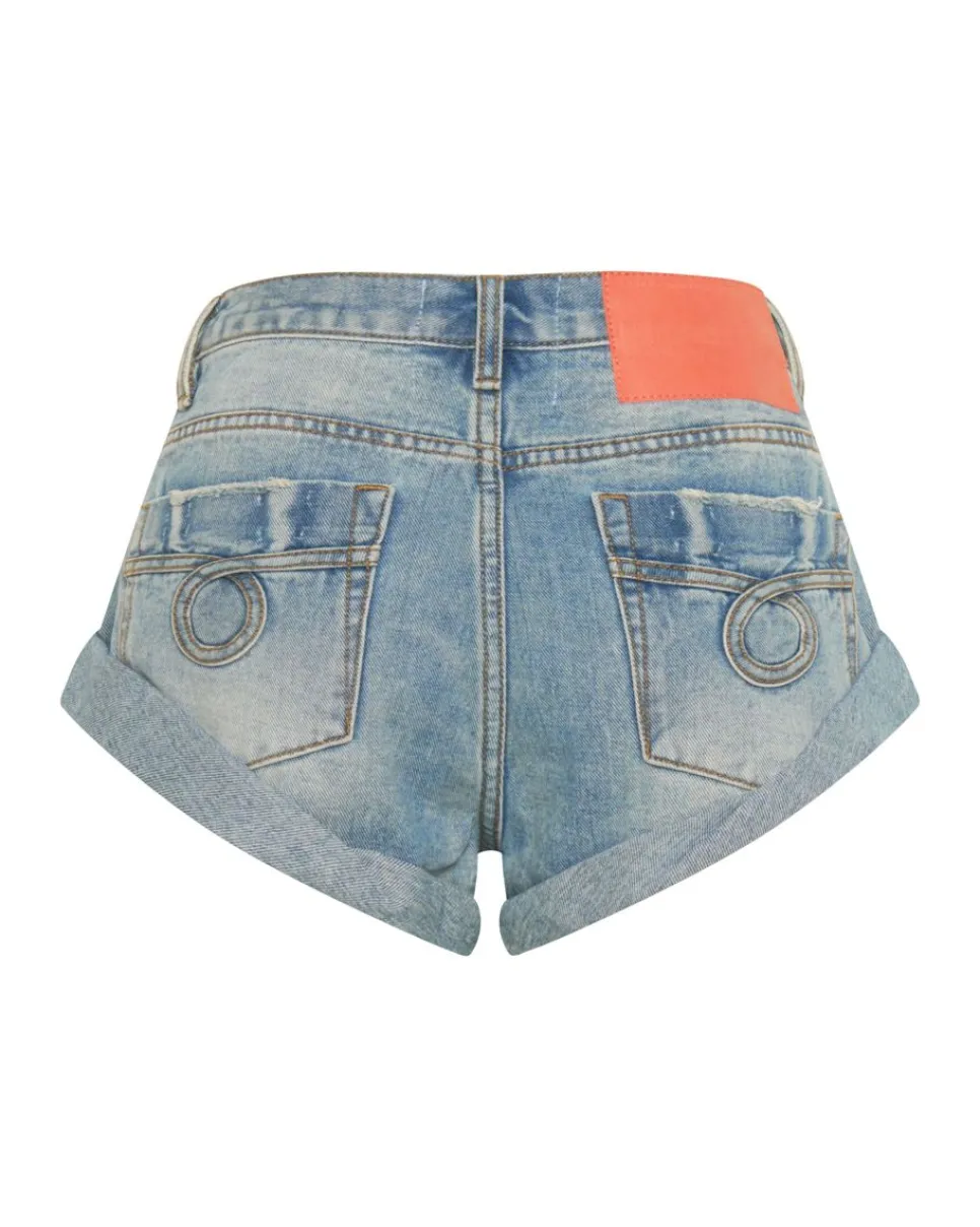 Denim Shorts|ONE TEASPOON Sunbleach Blue Bandits Low Waist Shorts