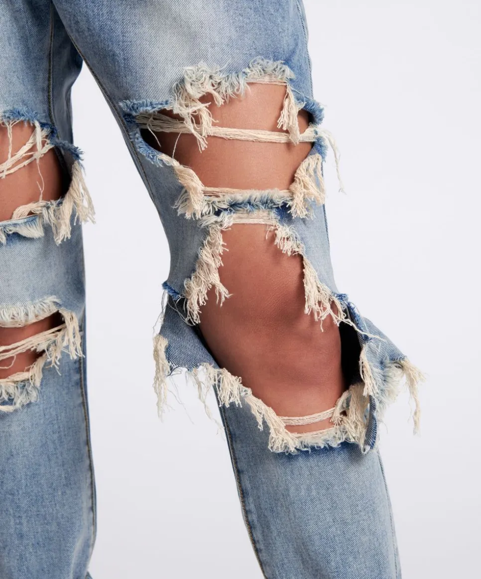 Denim Jeans|ONE TEASPOON Sunbleach Blue Saints Boyfriend Jeans
