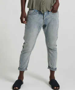 Denim Jeans|ONE TEASPOON Sunbleach Blue Saints Boyfriend Jeans