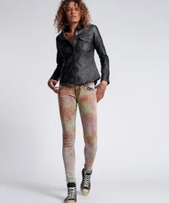 Denim Jeans|ONE TEASPOON Sunset Acid Freebirds Ii Low Waist Skinny Jeans