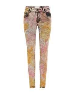 Denim Jeans|ONE TEASPOON Sunset Acid Freebirds Ii Low Waist Skinny Jeans