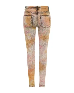 Denim Jeans|ONE TEASPOON Sunset Acid Freebirds Ii Low Waist Skinny Jeans