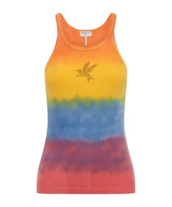 Tees & Tanks|ONE TEASPOON Sunset Stripe Rib Singlet