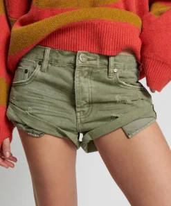 Denim Shorts|ONE TEASPOON Super Khaki Bandits Denim Shorts