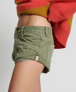 Denim Shorts|ONE TEASPOON Super Khaki Bandits Denim Shorts