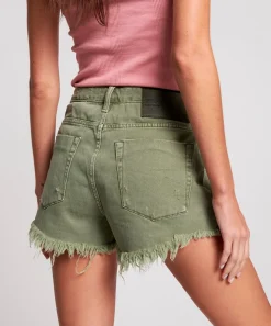 Denim Shorts|ONE TEASPOON Super Khaki Bonita High Waist Denim Shorts