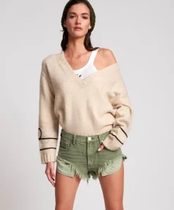 Denim Shorts|ONE TEASPOON Super Khaki Rollers Denim Shorts