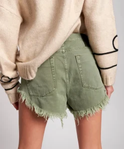 Denim Shorts|ONE TEASPOON Super Khaki Rollers Denim Shorts