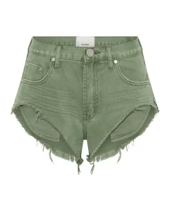 Denim Shorts|ONE TEASPOON Super Khaki Rollers Denim Shorts