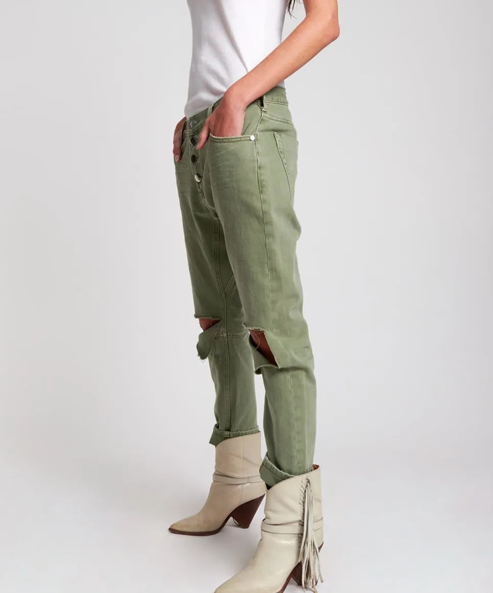 Denim Jeans|ONE TEASPOON Super Khaki Saints Boyfriend Jeans