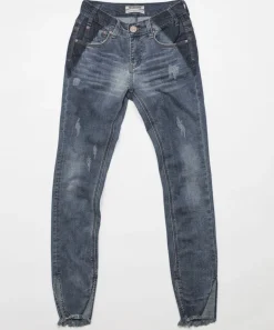 Denim Jeans|ONE TEASPOON Superstar Blue Hoodlums Mid Rise Skinny Jeans