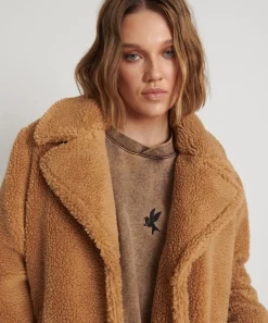 Jackets|ONE TEASPOON Tan Teddy Coat