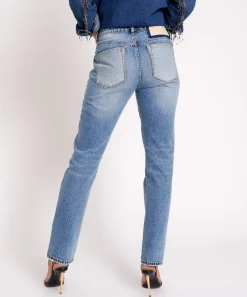 Denim Jeans|ONE TEASPOON Texas Blue Truckers Mid Rise Straight Leg Jeans
