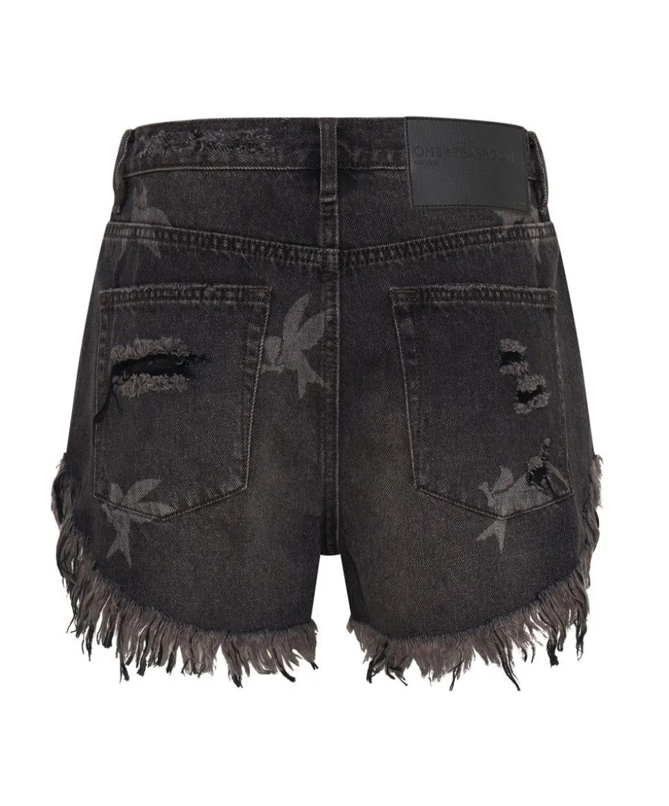 Denim Shorts|ONE TEASPOON The Bower Outlaws Mid Length Denim Shorts