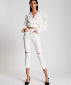 Denim Jeans|ONE TEASPOON True White High Waist Freebirds Ii