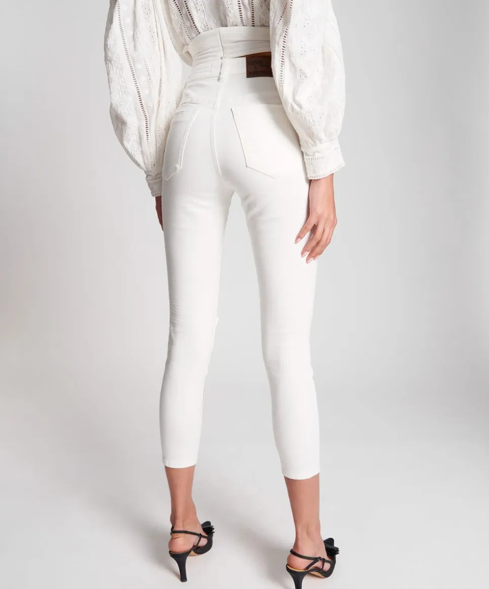 Denim Jeans|ONE TEASPOON True White High Waist Freebirds Ii