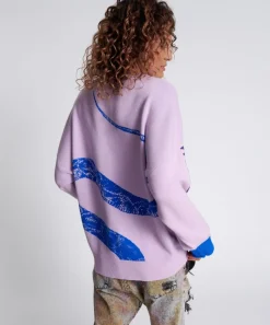 Knitwear|ONE TEASPOON Twisted Snake Knit Sweater