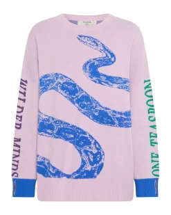 Knitwear|ONE TEASPOON Twisted Snake Knit Sweater