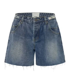 Denim Shorts|ONE TEASPOON Used Blue Super Relaxed Shaker Shorts