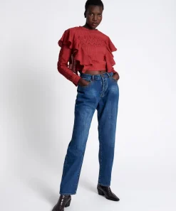 Tops|ONE TEASPOON Victoria Longsleeve Crop