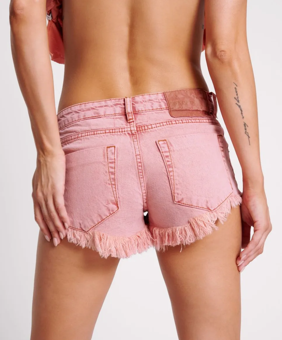 Denim Shorts|ONE TEASPOON Vintage Red Bonitas Low Waist Denim Shorts
