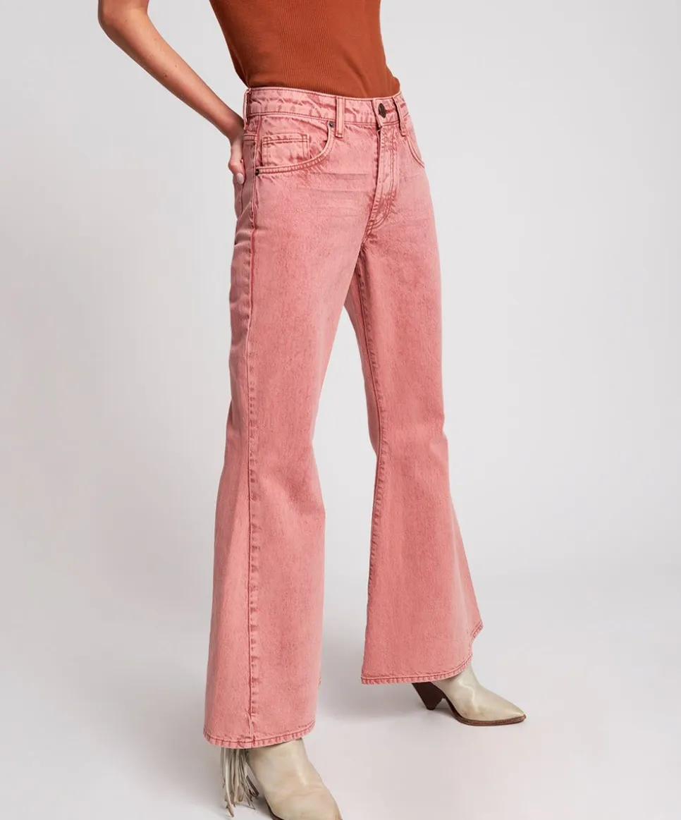 Denim Jeans|ONE TEASPOON Vintage Red Marines Mid Waist Flare