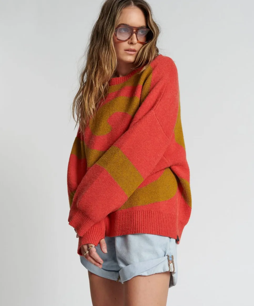 Knitwear|ONE TEASPOON Vortex Knit Sweater