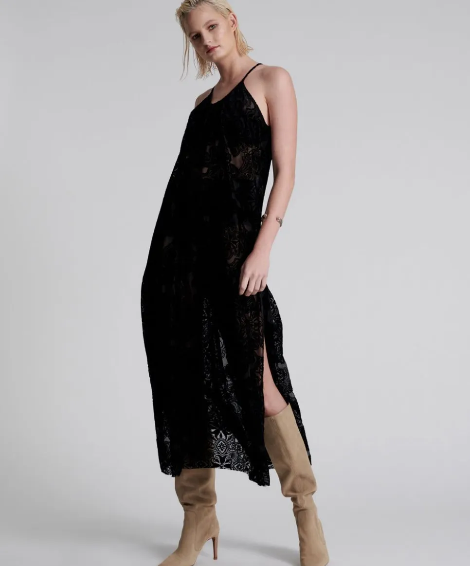 Midi & Maxi Dresses|ONE TEASPOON Western Defiance Long Slip Dress