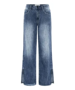 Denim Jeans|ONE TEASPOON Westland Blue Low Waist Riders Wide Leg Jeans
