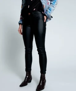 Denim Jeans|ONE TEASPOON Wet Black Freebirds Ii High Waist Skinny Jeans