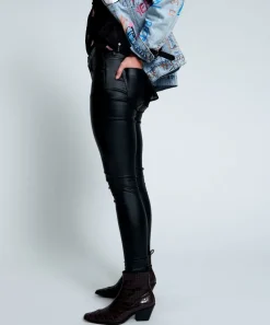 Denim Jeans|ONE TEASPOON Wet Black Freebirds Ii High Waist Skinny Jeans