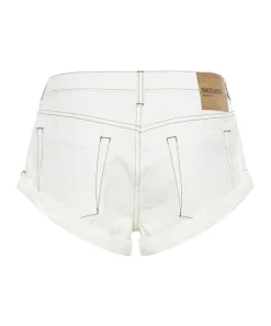 Denim Shorts|ONE TEASPOON White Beauty Bandits Denim Shorts