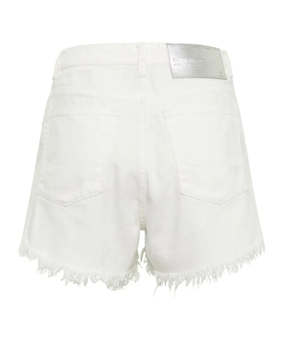 Denim Shorts|ONE TEASPOON White Beauty Bonitas High Waist Denim Shorts