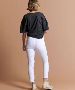 Denim Jeans|ONE TEASPOON White Beauty High Waist Freebirds