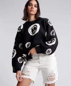 Denim Shorts|ONE TEASPOON White Beauty Stevies Long Length Boyfriend Shorts