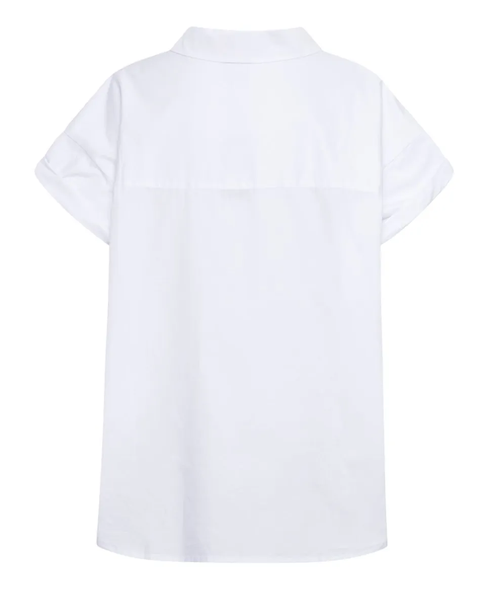 Shirts|ONE TEASPOON White Kings Road Cotton Shirt
