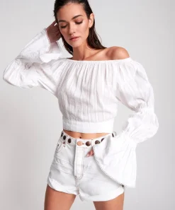 Tops|ONE TEASPOON White Summer Nights Crop