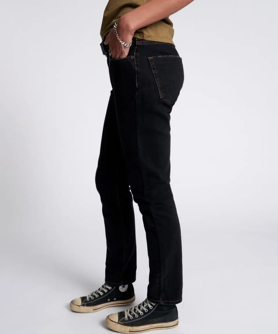 Denim Jeans|ONE TEASPOON Worn Black High Waist Awesome Baggies Denim Jeans