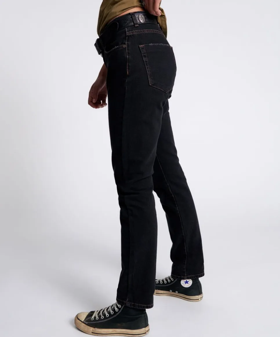 Denim Jeans|ONE TEASPOON Worn Black High Waist Awesome Baggies Denim Jeans