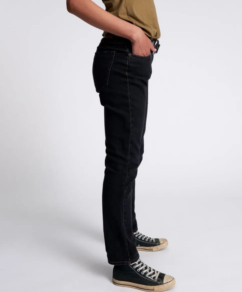 Denim Jeans|ONE TEASPOON Worn Black High Waist Awesome Baggies Denim Jeans