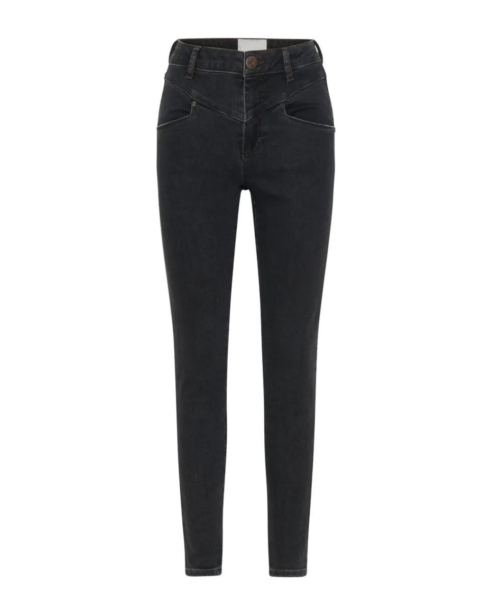 Denim Jeans|ONE TEASPOON Worn Black Preachers High Waist Skinny Jeans