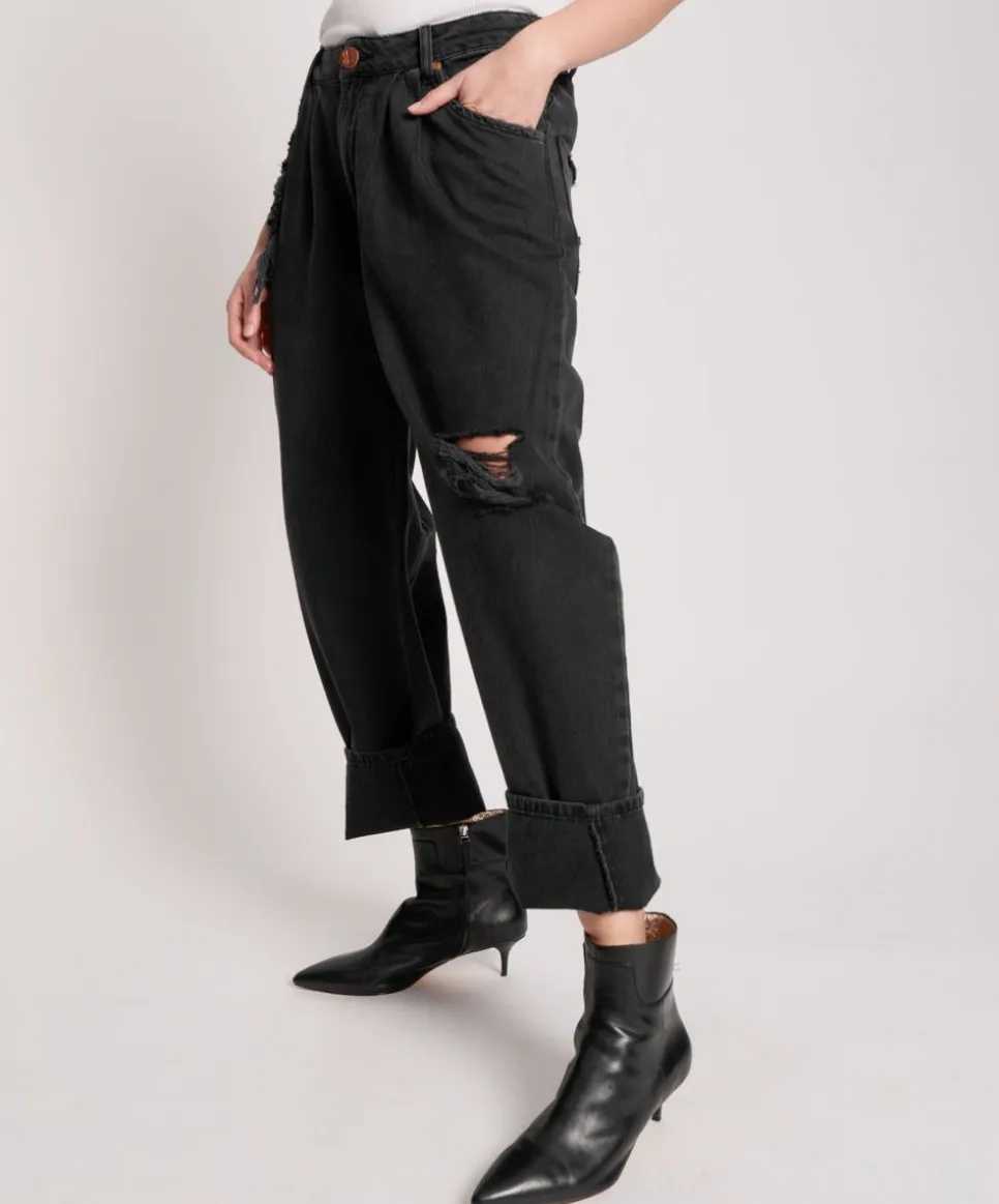 Denim Jeans|ONE TEASPOON Worn Black Smiths Trouser Jeans