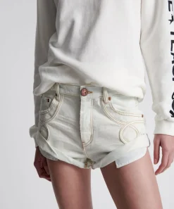 Denim Shorts|ONE TEASPOON Xanthe Le Loop Bandits Low Waist Denim Shorts