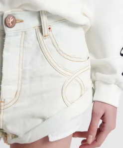 Denim Shorts|ONE TEASPOON Xanthe Le Loop Bandits Low Waist Denim Shorts